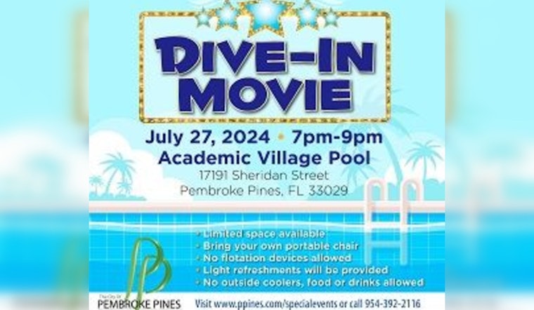 Free Dive-in Movie Night at Academic Village Pool in Pembroke Pines