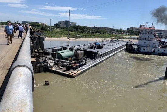 Galveston Coast Faces Twin Environmental Threats from Platform Leak and Barge Collision