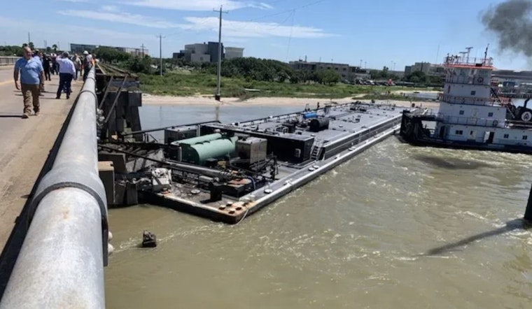 Galveston Coast Faces Twin Environmental Threats from Platform Leak and Barge Collision