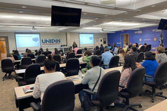 Garland Police Department Champions Internet Safety at Community Unidos Meeting