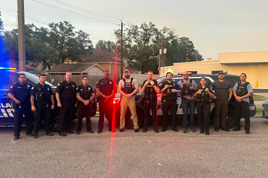 Garland Police Department Officers Return from Aid Mission in Hurricane-Struck Houston