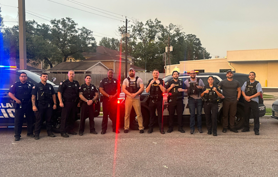 Garland Police Department Officers Return from Aid Mission in Hurricane-Struck Houston