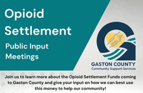 Gaston County Seeks Public Input on $40 Million Opioid Settlement Fund Allocation
