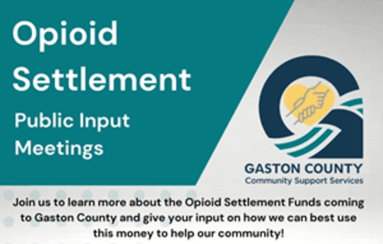Gaston County Seeks Public Input on $40 Million Opioid Settlement Fund Allocation