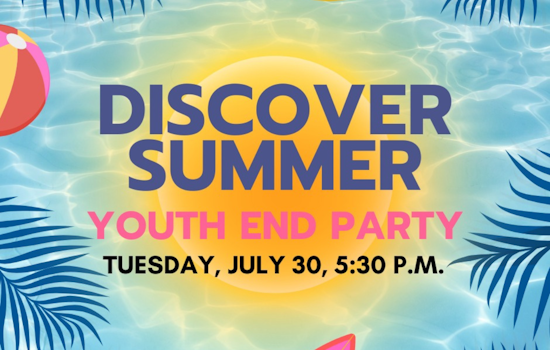 George W. Hawkes Downtown Library in Arlington Sets the Scene for a Glow-in-the-Dark End-of-Summer Bash for Local Youth