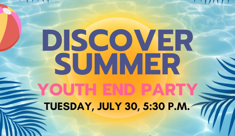 George W. Hawkes Downtown Library in Arlington Sets the Scene for a Glow-in-the-Dark End-of-Summer Bash for Local Youth