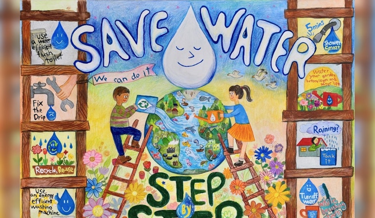 Glendale Showcases Student Art Advocating Water Conservation at City Hall