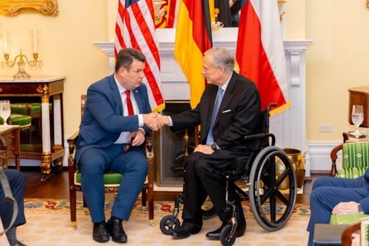 Governor Abbott and German Minister Pursue Stronger Texas-Germany Economic Ties in Austin Meeting