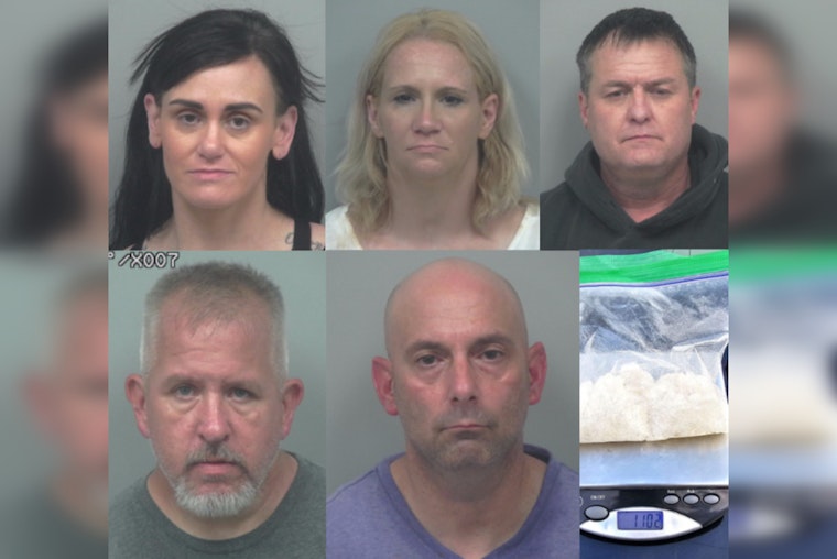 Gwinnett County Police Apprehend Five on Charges from Construction Theft to Meth Trafficking