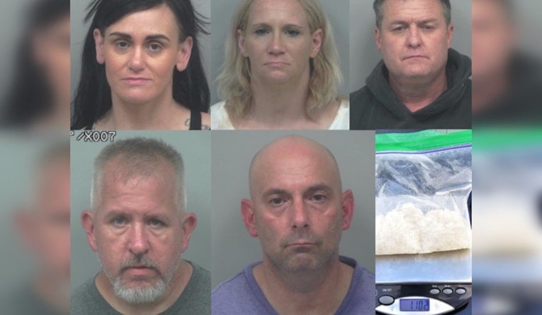 Gwinnett County Police Apprehend Five on Charges from Construction Theft to Meth Trafficking