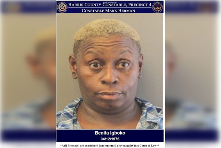 Harris County Crash Leads to Drug Possession Charge for Driver Benita Igboko