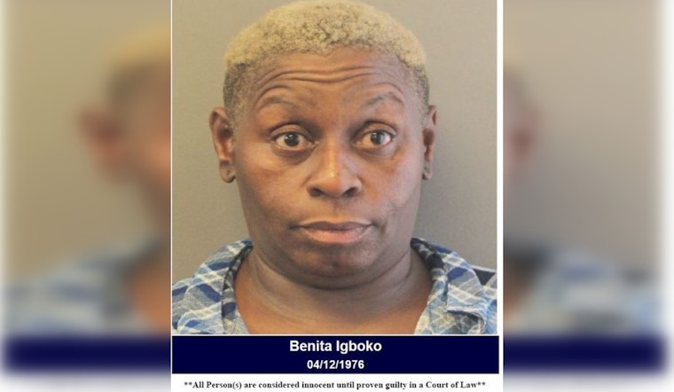 Harris County Crash Leads to Drug Possession Charge for Driver Benita Igboko