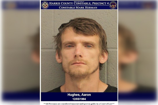 Harris County Deputies Recover Stolen Vehicle, Suspect Aaron Hughes Arrested and Charged