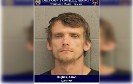 Harris County Deputies Recover Stolen Vehicle, Suspect Aaron Hughes Arrested and Charged