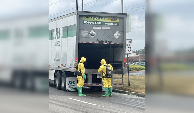 HAZMAT Incident Prompts Road Closures in Knoxville after Hydrochloric Acid Spill from Tractor-Trailer