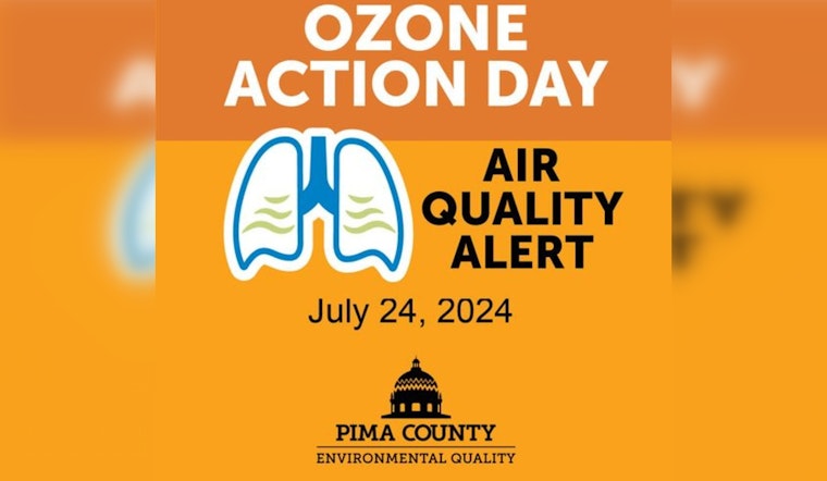 Health Alert Issued in Tucson for Elevated Ozone Levels, PDEQ Advises Caution for Sensitive Groups