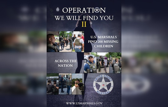 HEROIC US MARSHALS' CRUSADE: 200 Missing Kids Rescued Nationwide in 'Operation We Will Find You 2'