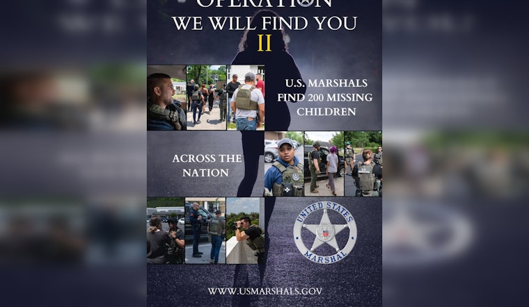 HEROIC US MARSHALS' CRUSADE: 200 Missing Kids Rescued Nationwide in 'Operation We Will Find You 2'