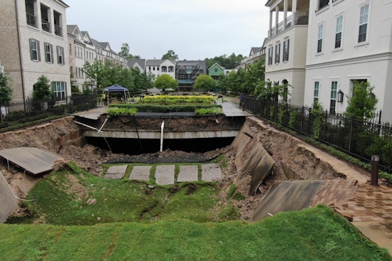 Houston Residents Evacuated as Sinkhole Emerges in Townhouse Development Amid Heavy Rains