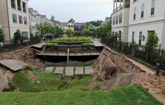 Houston Residents Evacuated as Sinkhole Emerges in Townhouse Development Amid Heavy Rains