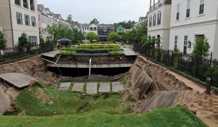 Houston Residents Evacuated as Sinkhole Emerges in Townhouse Development Amid Heavy Rains