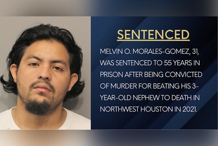 Houston Uncle Sentenced to 55 Years for Murder of 3-Year-Old Nephew