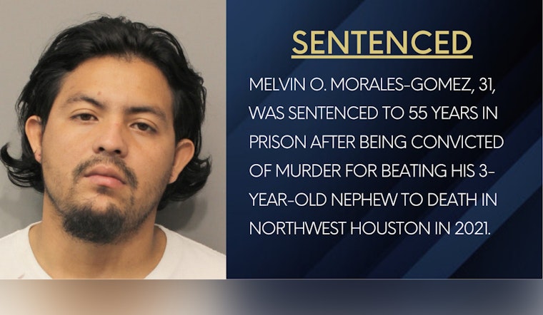 Houston Uncle Sentenced to 55 Years for Murder of 3-Year-Old Nephew