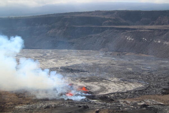 HVO Geologists Relocate Webcams After Kilauea Eruption, Uncover Vivid Sulfur Deposits on Hawaiian Landscape
