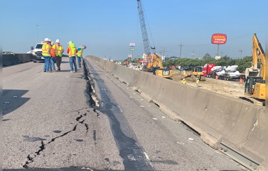I-10 Westbound Lanes in Beaumont Reopen After Emergency Repairs Address Pavement Crack