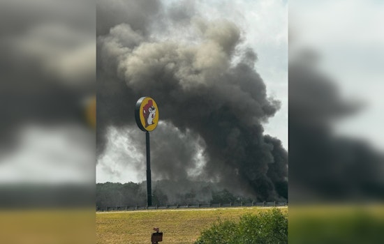 Iconic Original Buc-ee's Gas Station in Luling, Texas Engulfed in Flames During Demolition Work