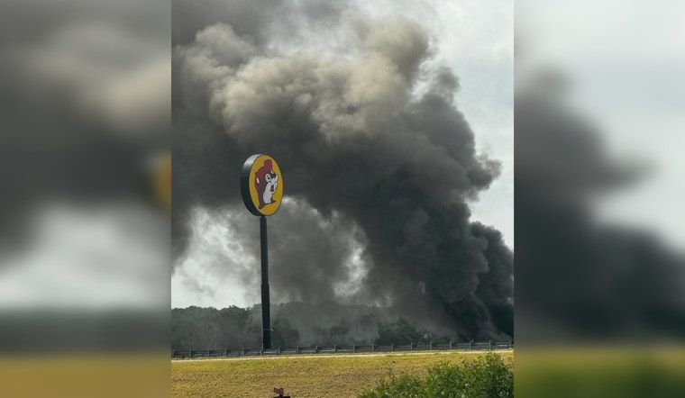 Iconic Original Buc-ee's Gas Station in Luling, Texas Engulfed in Flames During Demolition Work