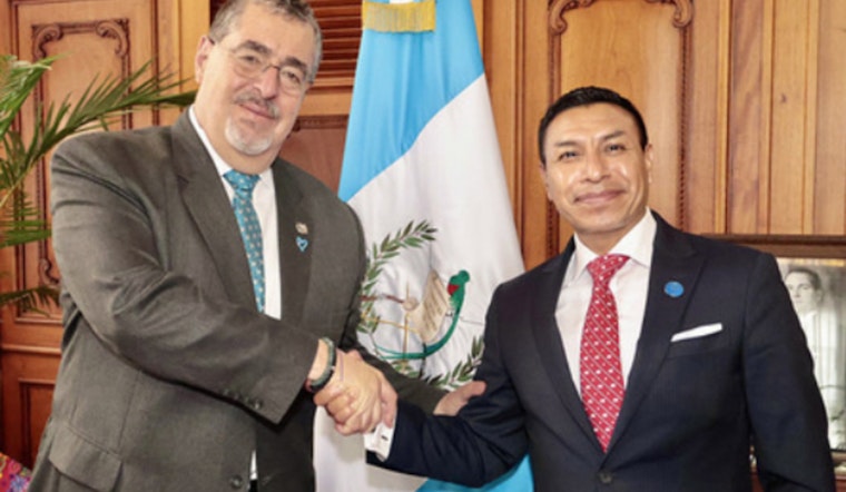 Indiana Secretary of State Diego Morales Engages in Bilateral Talks with Guatemala's President