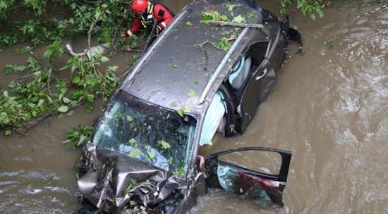 Indianapolis Senior Citizen Rescued by IFD After Vehicle Plunges into Williams Creek
