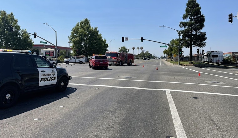 Investigation for Major Traffic Collision in Vacaville Underway, Intersection Closed for the Day