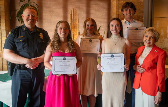 Irving Police Officers' Children Awarded Scholarships by Via Reál Restaurant in Partnership with the Pat Mathers Foundation