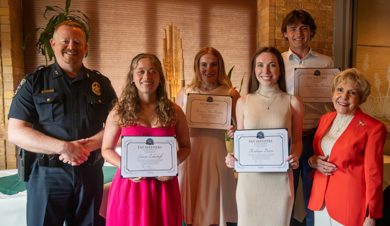 Irving Police Officers' Children Awarded Scholarships by Via Reál Restaurant in Partnership with the Pat Mathers Foundation