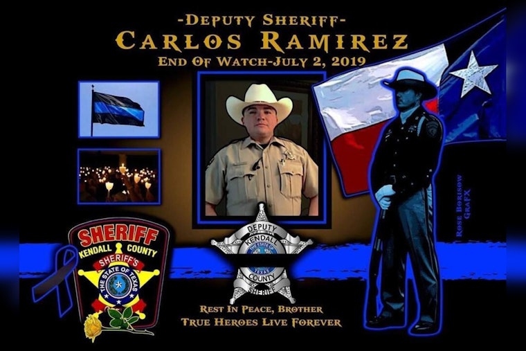 Kendall County Remembers Fallen Hero Deputy Carlos Ramirez on Fifth Anniversary of Line of Duty Death