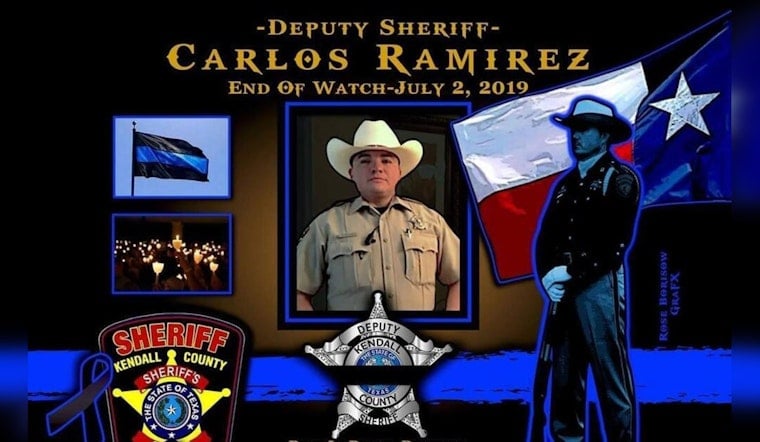 Kendall County Remembers Fallen Hero Deputy Carlos Ramirez on Fifth Anniversary of Line of Duty Death