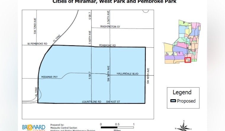 Trucks Roll Out in Miramar, West Park, and Pembroke Park for Nightly Mosquito Control Ops Using Eco-Friendly VectoBac WDG
