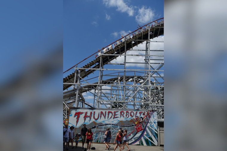 Kennywood Celebrates Thunderbolt's 100 Years with Charity Auction of Vintage Mural to Aid Pittsburgh's 412 Food Rescue