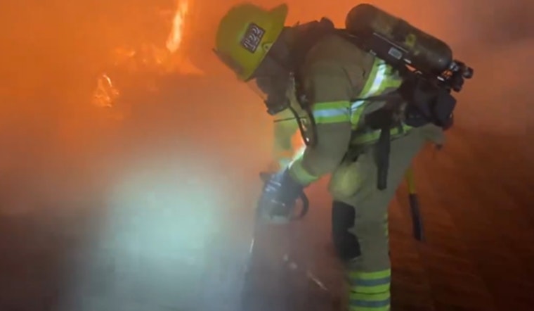 Laguna Woods Home Engulfed in Flames, Family Evacuated but Dog Perishes in Fire