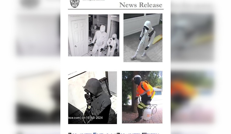 LAPD Apprehends "Reflector Vest Crew" Suspected of Posing as Construction Workers in Los Angeles Burglary Spree