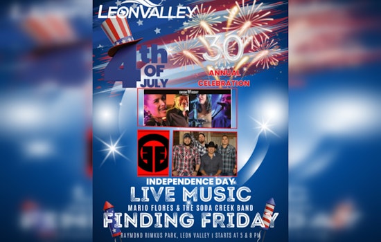 Leon Valley Celebrates Independence with Annual Event Honoring Military, Live Music, and Laser Show Spectacular