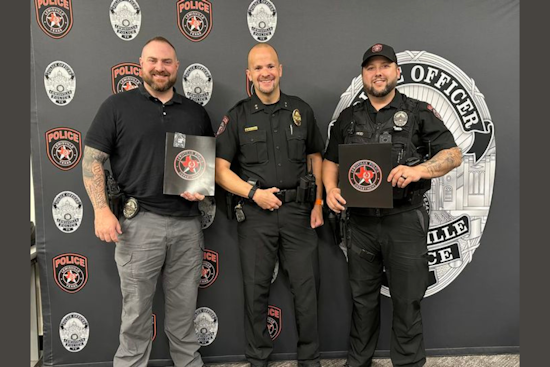 Lewisville Officers Honored with Life-Saving Awards for Preventing Suicide on Bridge
