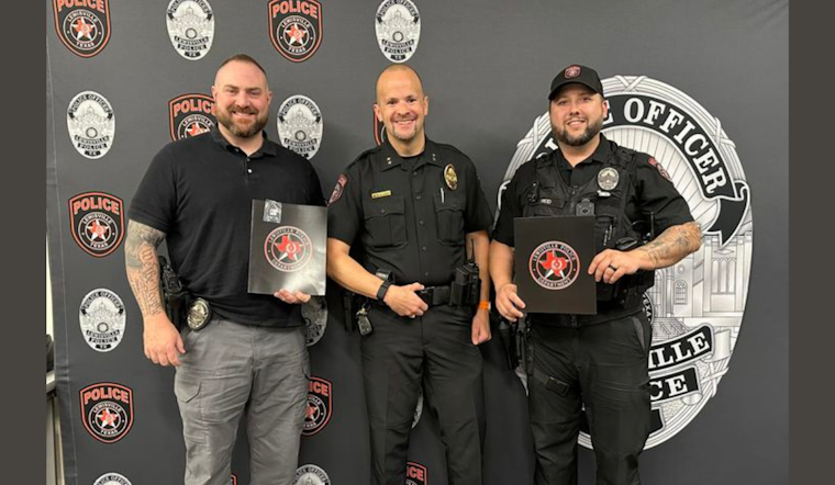 Lewisville Officers Honored with Life-Saving Awards for Preventing Suicide on Bridge