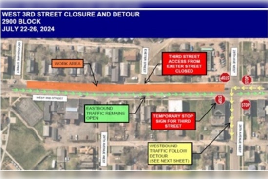 Lincoln Park's W Third Street Faces Temporary Closure Amid Utility Work, Detours in Place