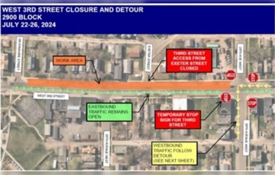 Lincoln Park's W Third Street Faces Temporary Closure Amid Utility Work, Detours in Place
