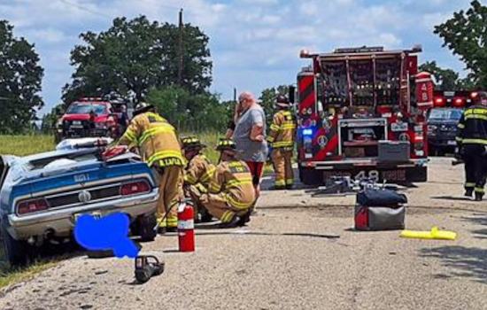 Local Hero with Fire Extinguishers and Quick-Acting Responders Save Lives in Poolville Collision