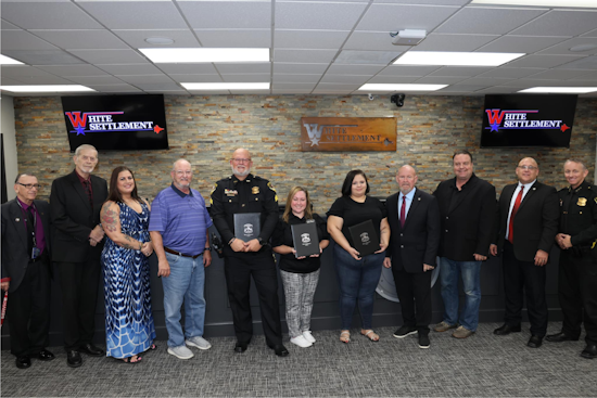 Local Heroes Honored by White Settlement City Leaders for Preventing Fraudulent Scheme
