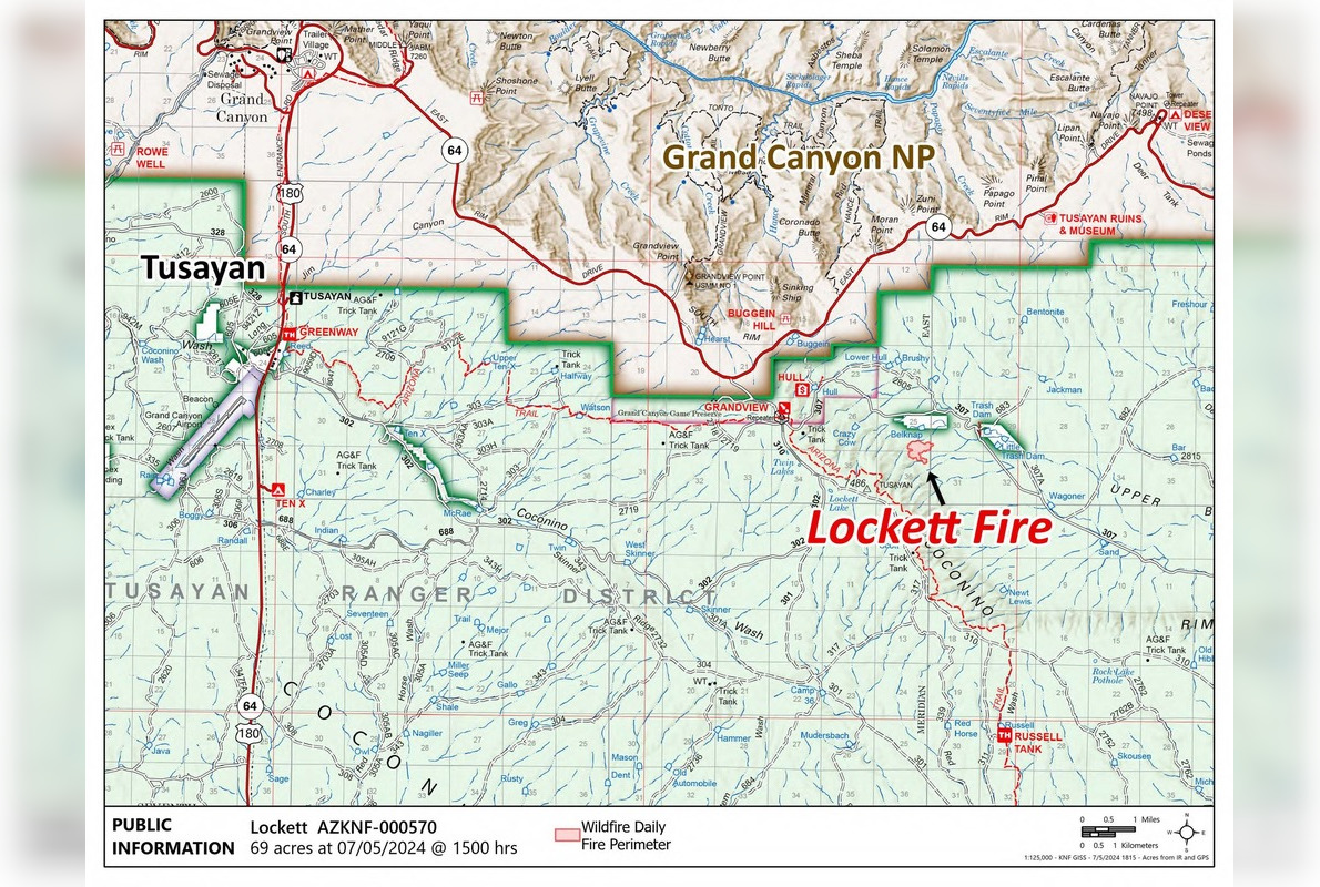 Lockett Fire Controlled, Strategic Firing Operations Planned Near